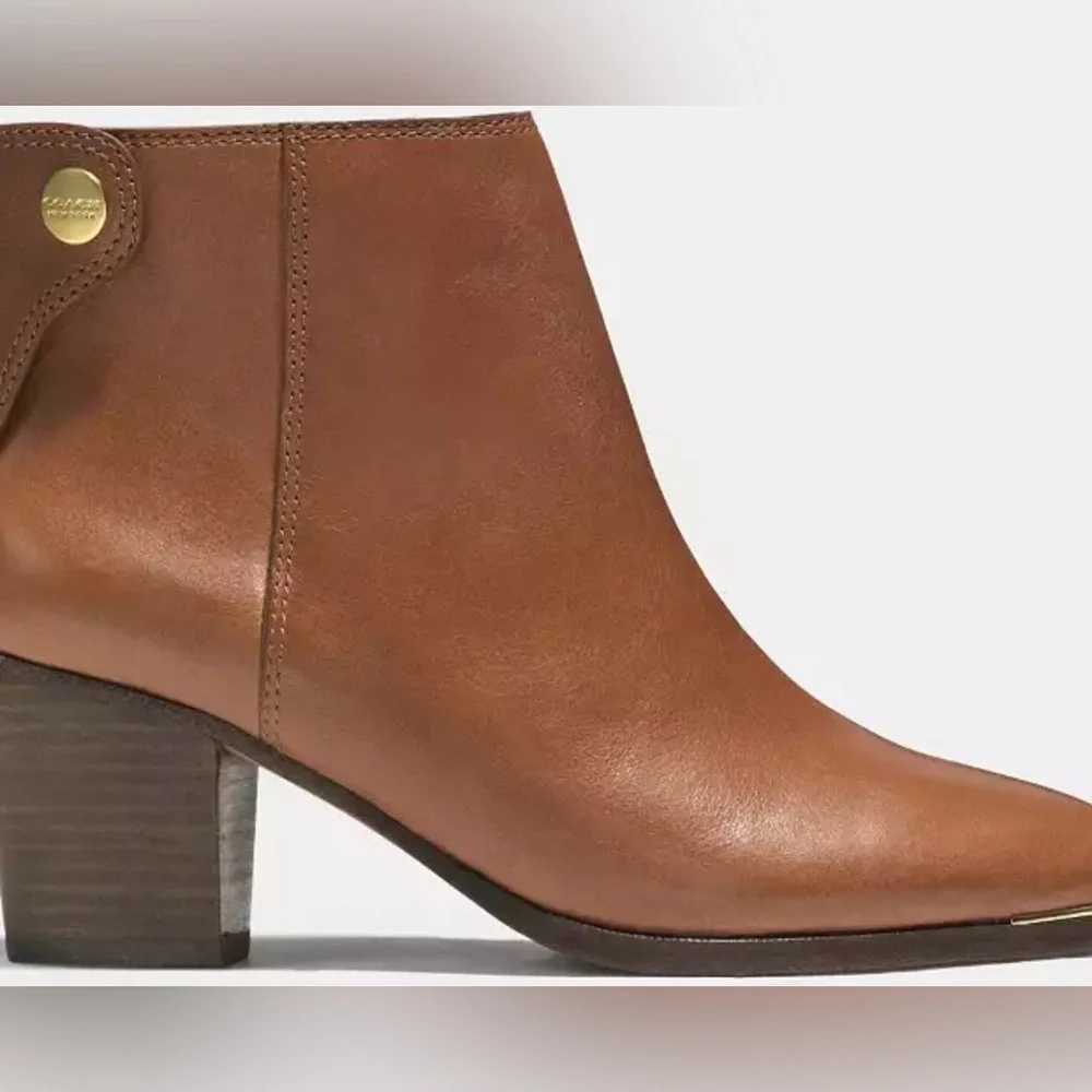 COACH Waldorf Bootie Cinnamon 5.5 M - Picture 2 of 11